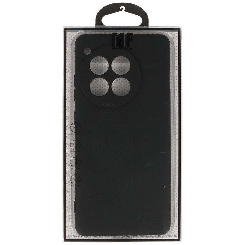 Coque TPU Couleur Mode pour OnePlus 12R Noir