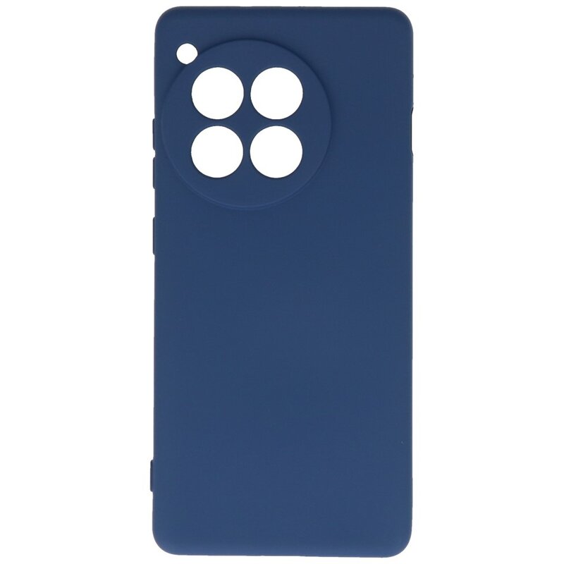 Funda Fashion Color TPU para OnePlus 12R Azul Marino
