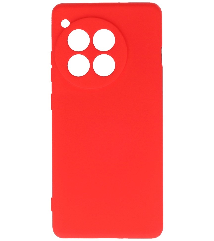 Fashion Color TPU Case for OnePlus 12R Red