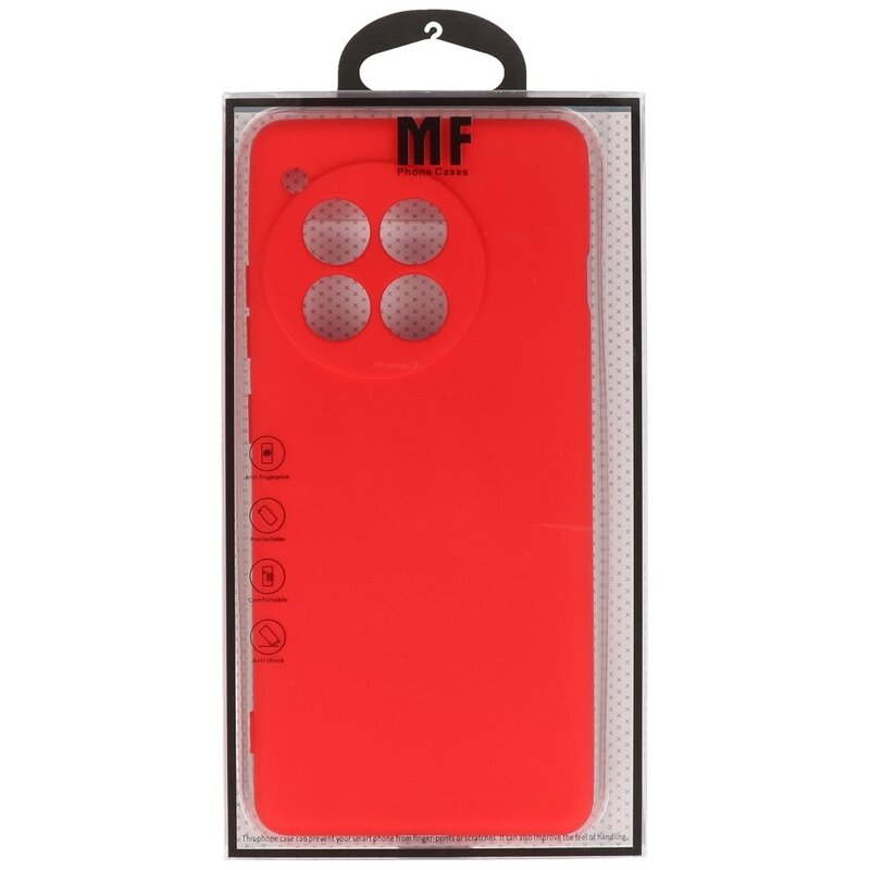 Fashion Color TPU Case for OnePlus 12R Red