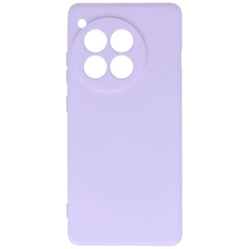 Fashion Color TPU Case for OnePlus 12R Purple