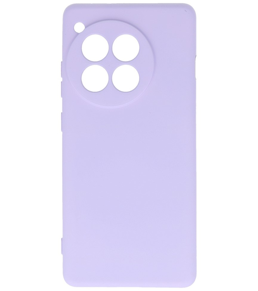 Fashion Color TPU-cover til OnePlus 12R Purple