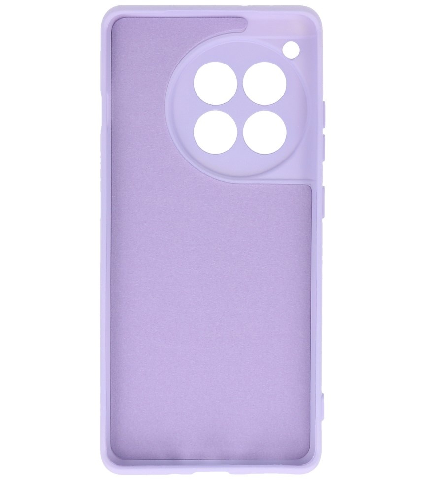 Fashion Color TPU Case for OnePlus 12R Purple