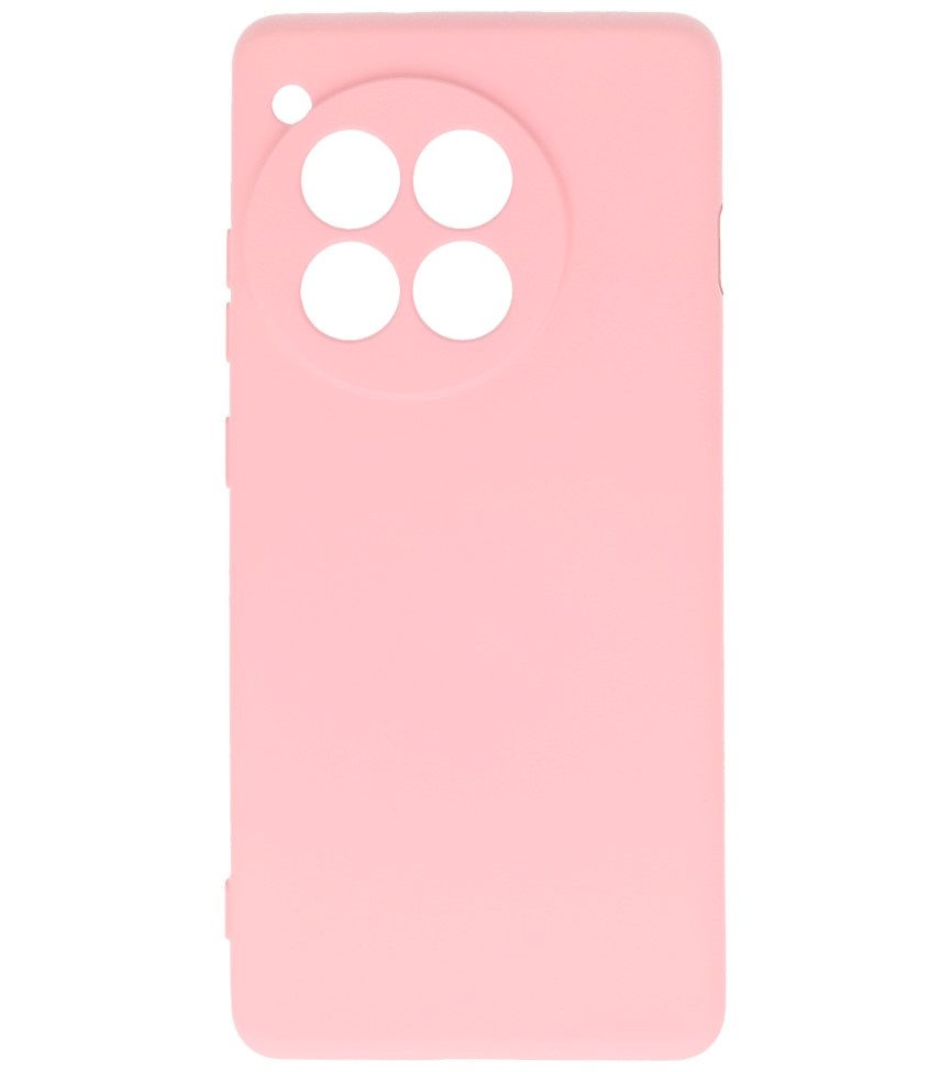 Funda TPU Color Moda para OnePlus 12R Rosa