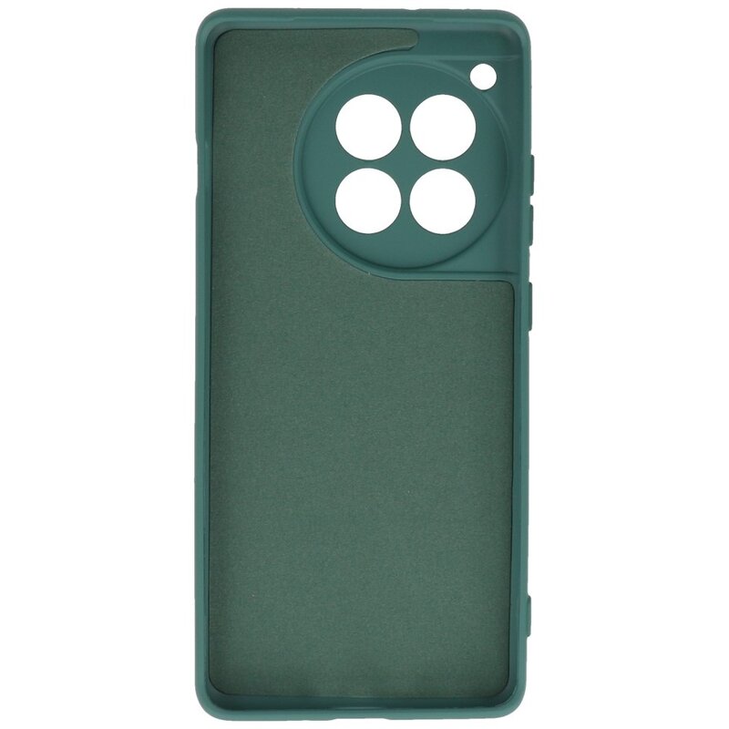 Funda TPU Color Moda para OnePlus 12R Verde Oscuro