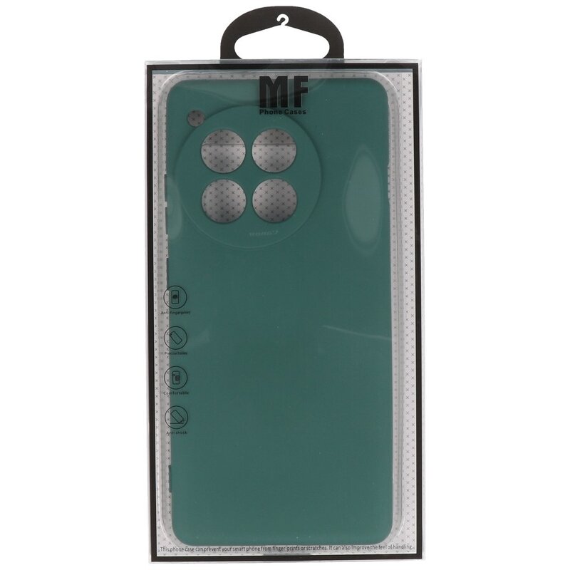 Custodia in TPU colorata alla moda per OnePlus 12R verde scuro