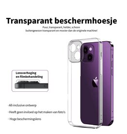 Anti-gulning gennemsigtigt etui til iPhone 13