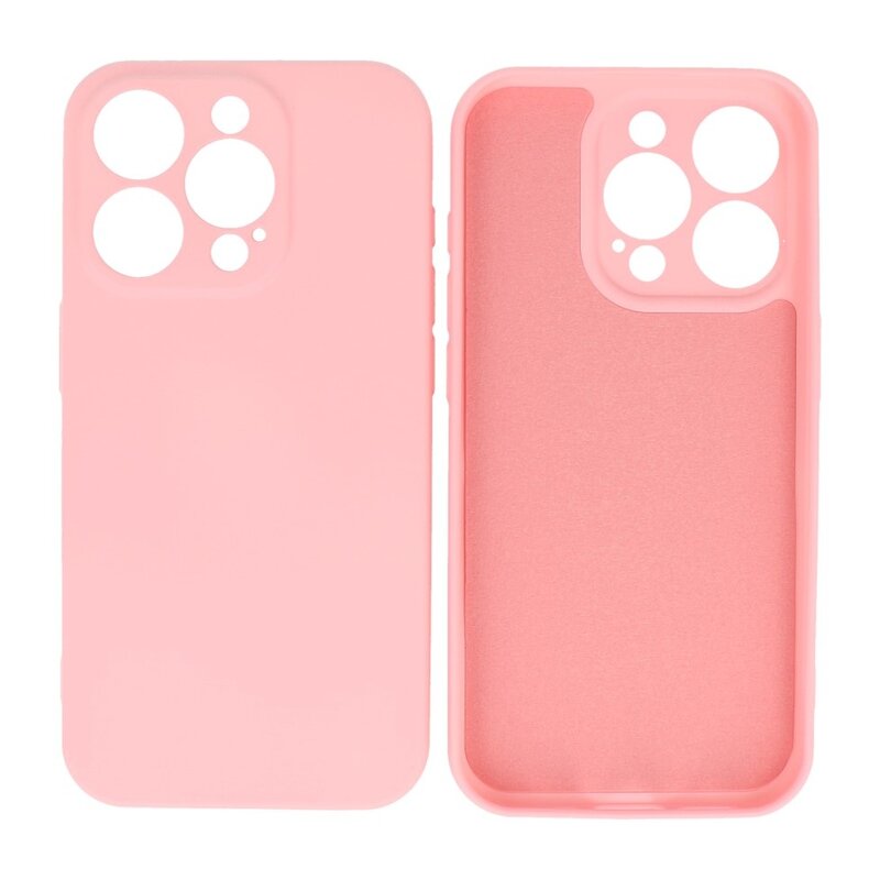 Funda Fashion Color TPU para iPhone 15 Pro Rosa