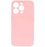 Funda Fashion Color TPU para iPhone 15 Pro Rosa
