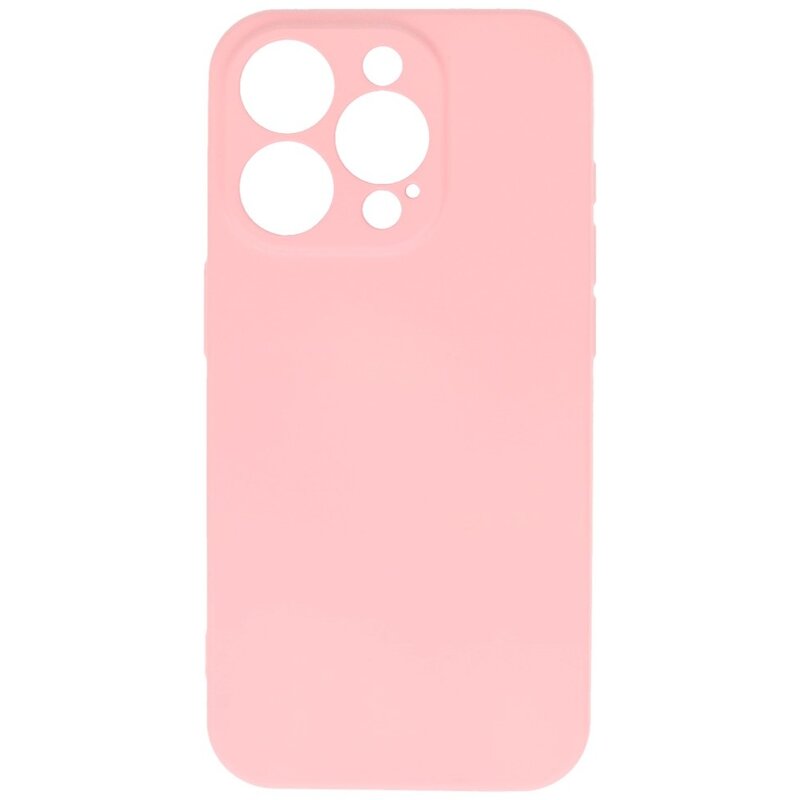 Funda Fashion Color TPU para iPhone 15 Pro Rosa