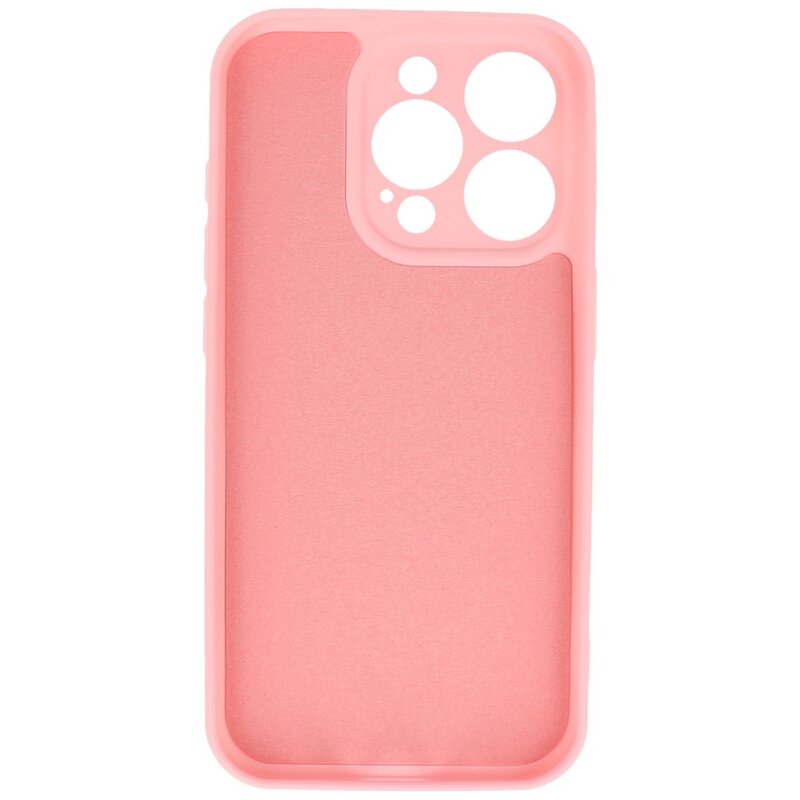 Funda Fashion Color TPU para iPhone 15 Pro Rosa