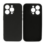 Fashion Color TPU Hoesje voor iPhone 15 Pro Zwart