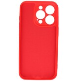Fashion Backcover Telefoonhoesje - Color Hoesje - Geschikt voor iPhone 15 Pro - Rood