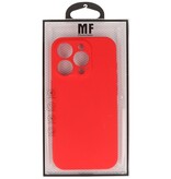 Fashion Backcover Telefoonhoesje - Color Hoesje - Geschikt voor iPhone 15 Pro - Rood