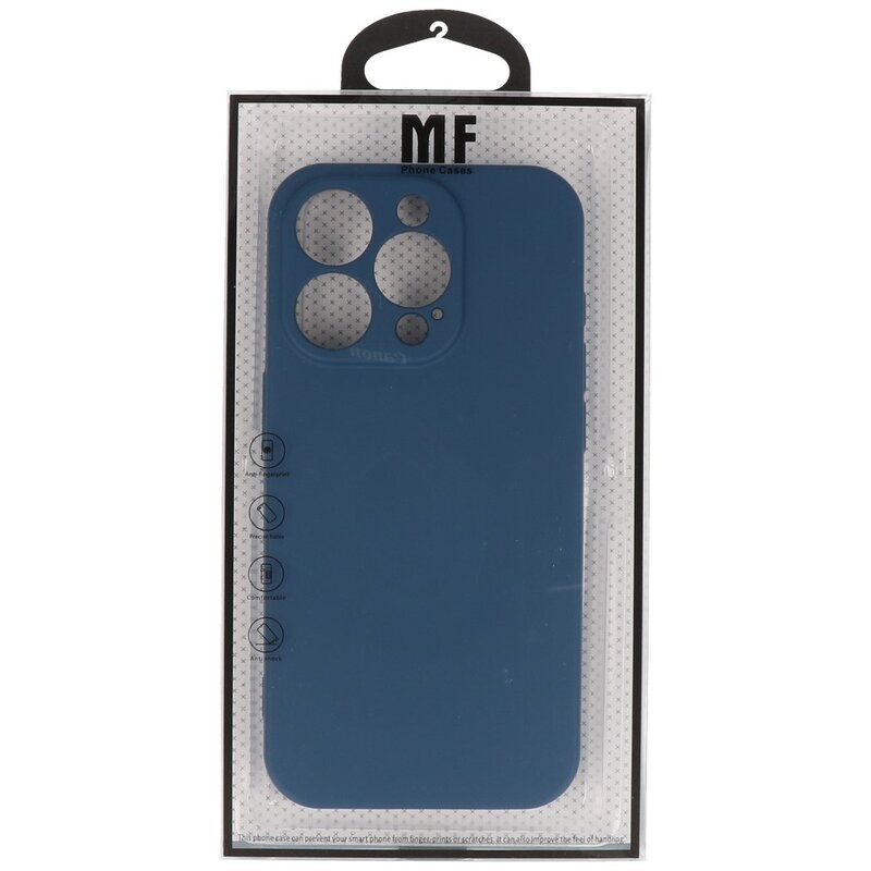 Mode farve TPU taske iPhone 13 Pro Navy