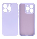 Carcasa de TPU en color de moda para iPhone 13 Pro Morado