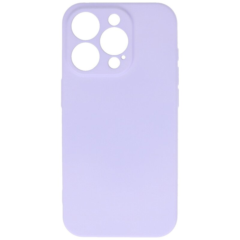 Carcasa de TPU en color de moda para iPhone 13 Pro Morado