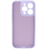 Carcasa de TPU en color de moda para iPhone 13 Pro Morado