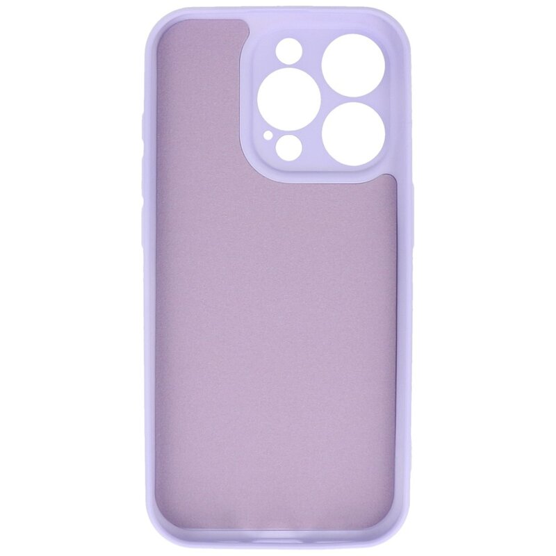 Carcasa de TPU en color de moda para iPhone 13 Pro Morado
