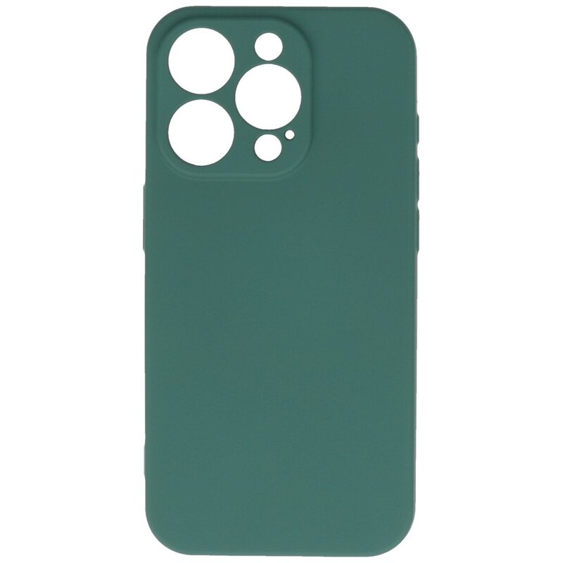 Coque TPU Fashion Color iPhone 13 Pro Vert Foncé