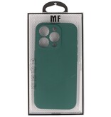 Modefarve TPU -etui iPhone 13 Pro Mørkegrøn
