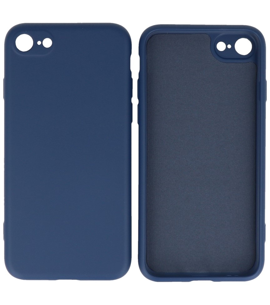 2.0mm Thick Fashion Color TPU Case for iPhone SE 2020/8/7 Navy