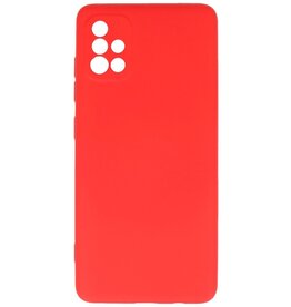 Custodia in TPU colore moda per Samsung Galaxy A51 rossa