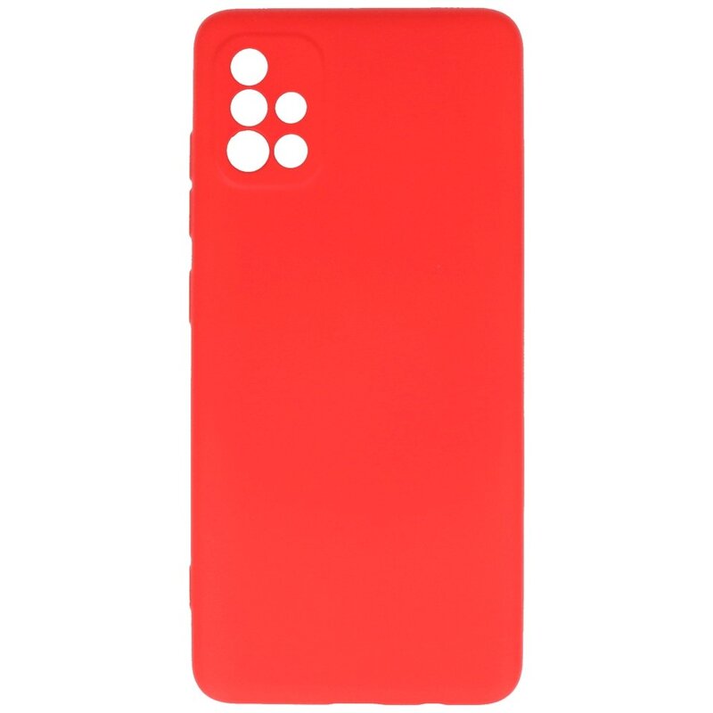 Fashion Color TPU Case Samsung Galaxy A51 Red