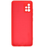 2.0mm Dikke Fashion Color TPU Hoesje Samsung Galaxy A51 Rood
