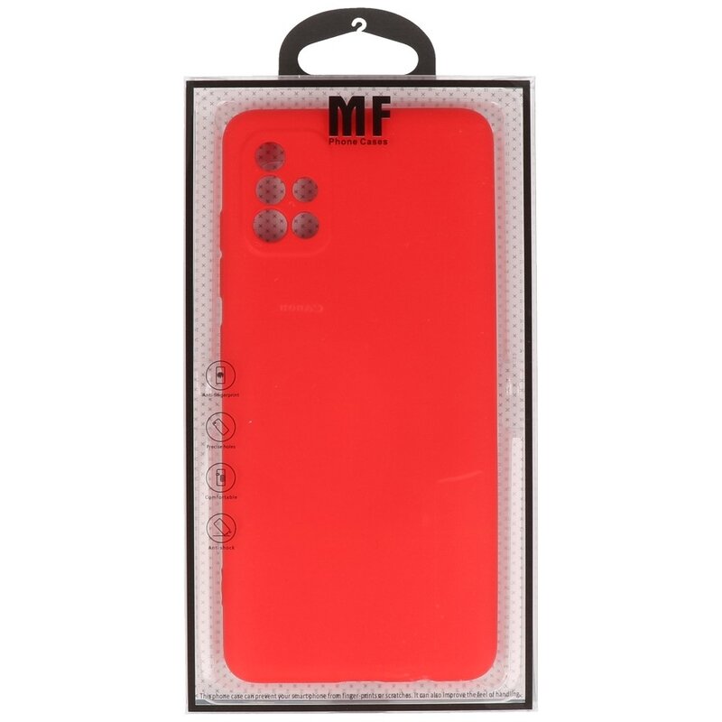 Custodia in TPU colore moda per Samsung Galaxy A51 rossa