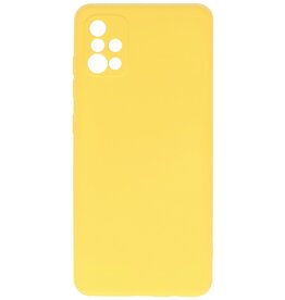 Custodia in TPU colore moda per Samsung Galaxy A51 gialla