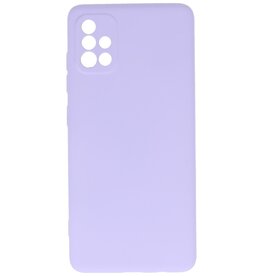 Custodia in TPU colore moda per Samsung Galaxy A51 viola