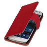 Lavé livre en cuir Style pour Galaxy S4 mini-i9190 Rose