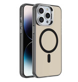 IMD Magnetisk Moderigtigt Farvet Hårdt Etui til iPhone 16 Pro Sort