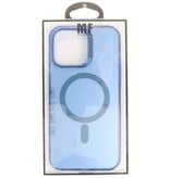Custodia rigida magnetica IMD Fashion Color per iPhone 16 Pro blu navy