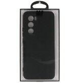 Fashion Color TPU Hoesje voor Oppo Reno 12 Zwart