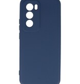 Coque en TPU couleur tendance pour Oppo Reno 12, bleu marine