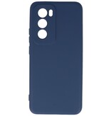 Fashion Color TPU taske til Oppo Reno 12 Navy