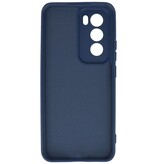 Fashion Color TPU Hoesje voor Oppo Reno 12 Navy