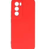 Coque TPU Couleur Mode pour Oppo Reno 12 Rouge