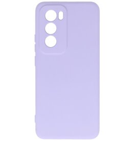 Coque TPU Couleur Mode Oppo Reno 12 Violet