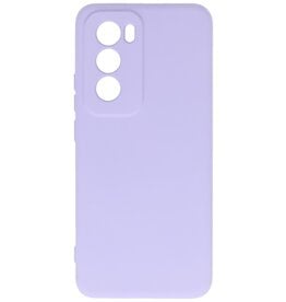 Fashion Color TPU Case Oppo Reno 12 Purple