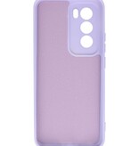 Fashion Color TPU taske til Oppo Reno 12 Purple