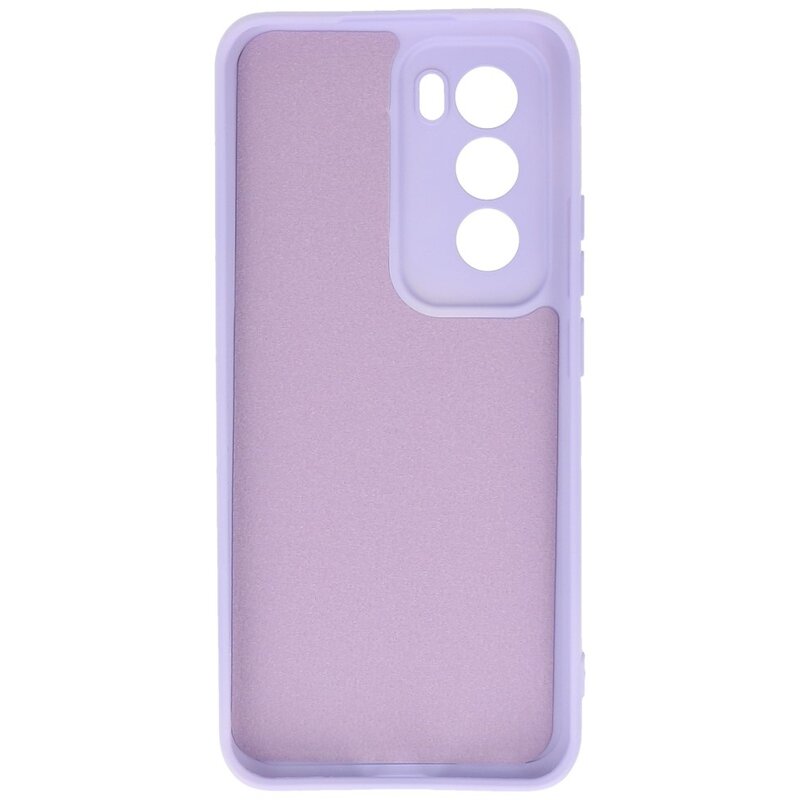 Coque TPU Couleur Mode pour Oppo Reno 12 Violet