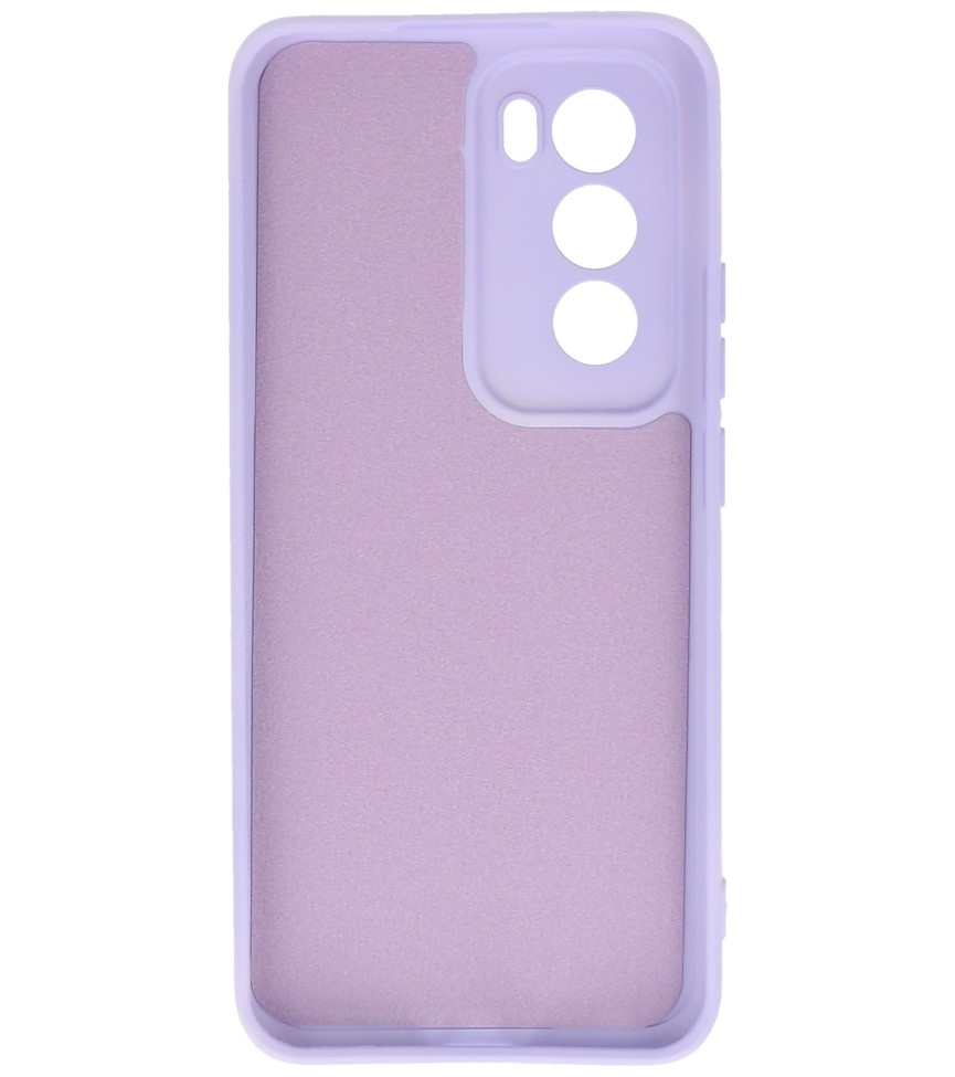 Fashion Color TPU taske til Oppo Reno 12 Purple