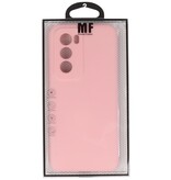 Funda de TPU de color de moda para Oppo Reno 12 Rosa