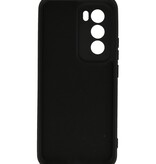 Funda de TPU de color de moda para Oppo Reno 12 Pro 5G Negro