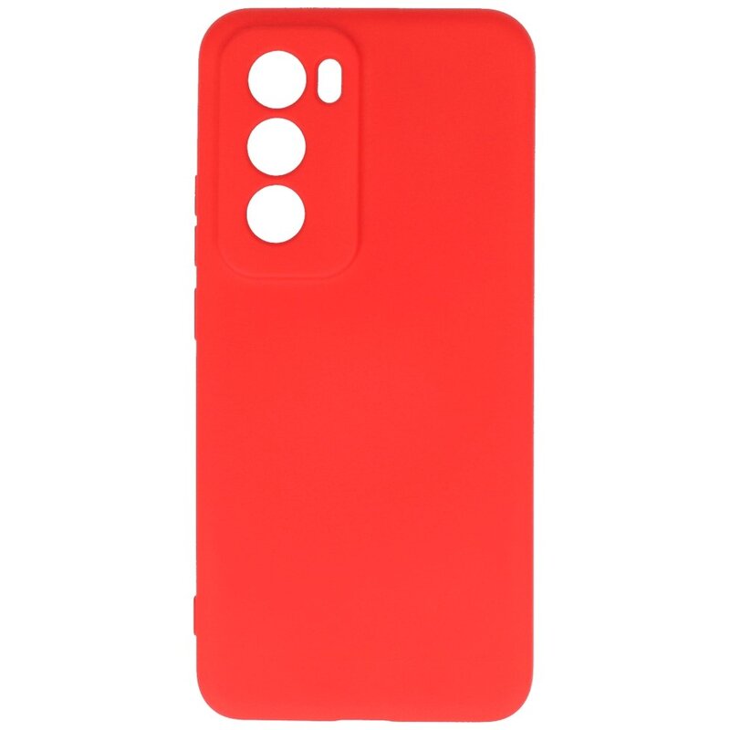 Custodia in TPU color moda per Oppo Reno 12 Pro 5G Rosso