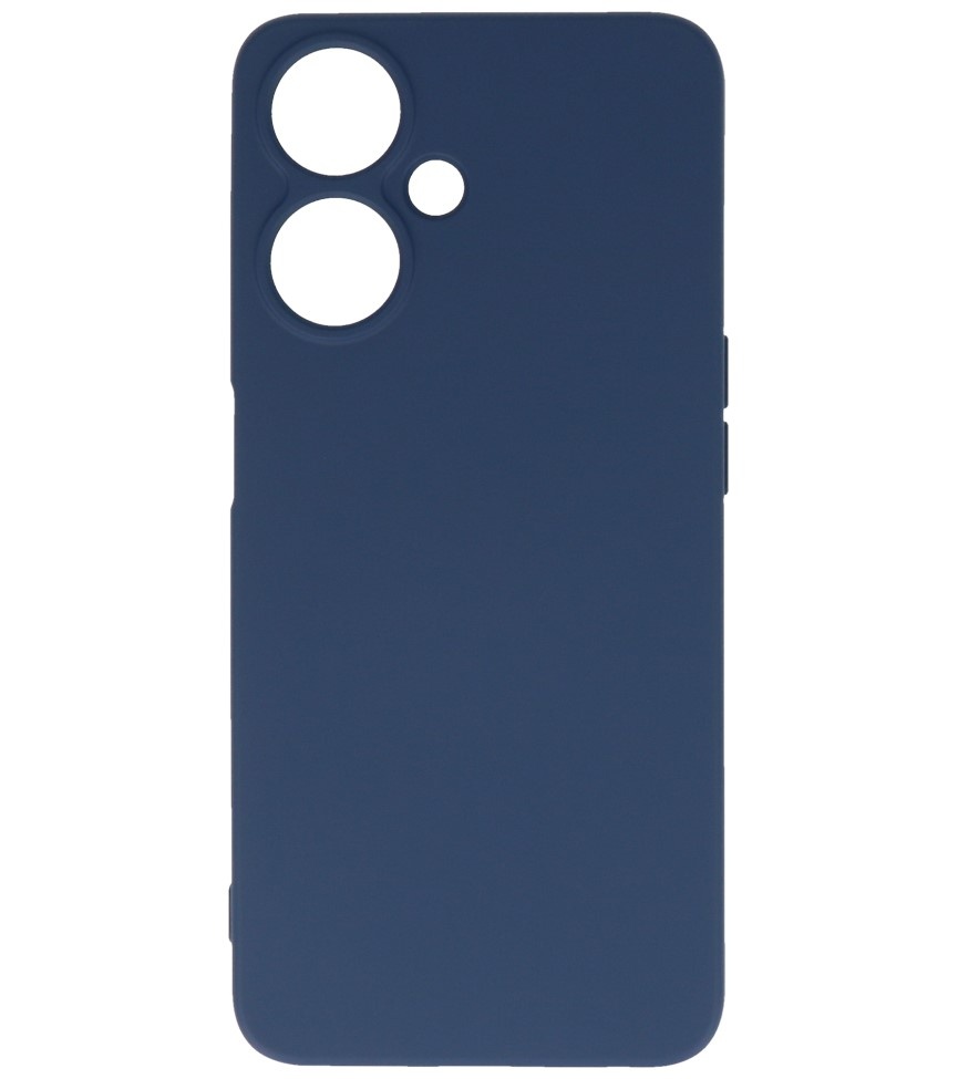 Custodia in TPU colorata alla moda per OPPO A59 5G Blu scuro