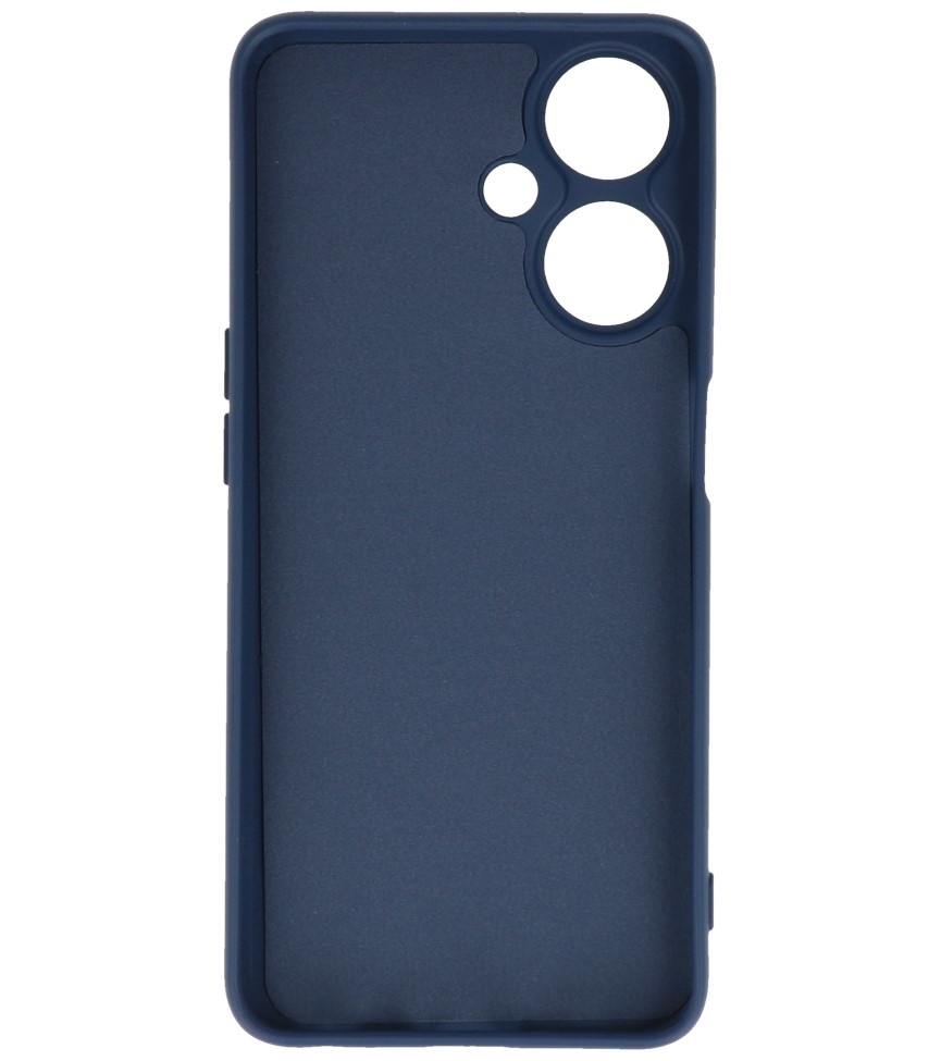 Custodia in TPU colorata alla moda per OPPO A59 5G Blu scuro